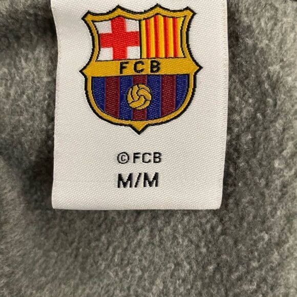 Forca Barca ~ Grey Hoodie ~ size M - Picture 6 of 8